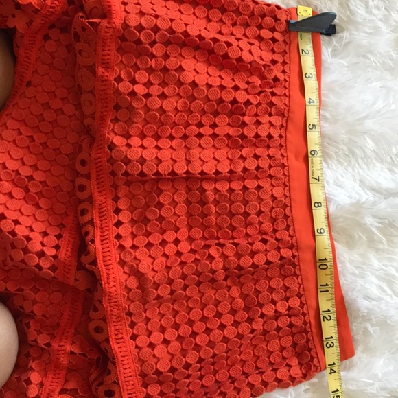NWT DVF Orange Tiana Skirt  size 6. - Picture 4 of 6